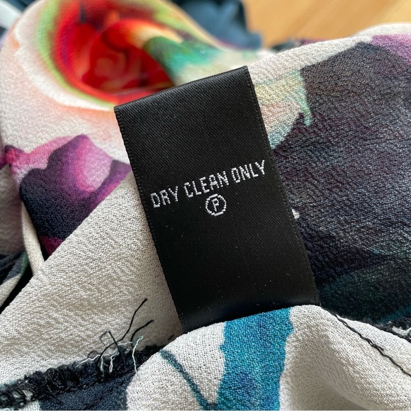 Nicole Miller Rosa Floral Viscose GGT Silk Bandeau Tank Top BA10076 Size Small - Picture 9 of 10